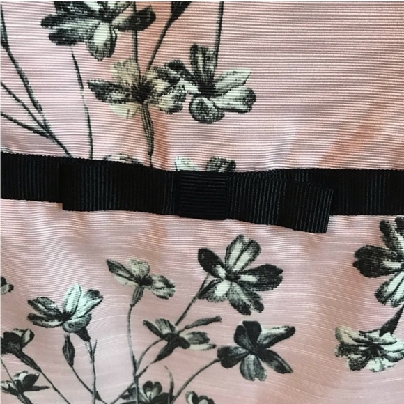 PINK SLEEVELESS MISS SELFRIDGE DRESS BLACK BOW - Picture 2 of 8